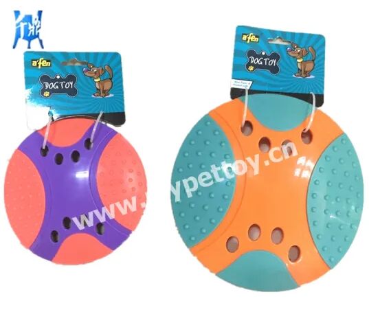 Nylon Dog Toy Pet Toy Chew Toy Chewing Gel Mini Plastic Frisbee