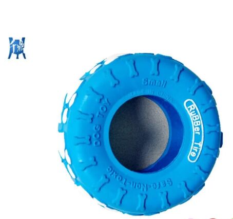 4"in Rubber Tire Dog Toy