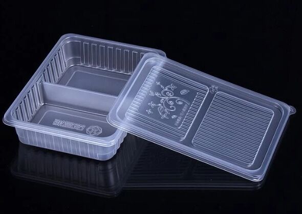 Safety Material PP Can Be Customized Disposable Plastic Five-Grid Lunch Box