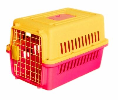 Plastic Handle Pet Carrier Plastic Dog Crate Kenne