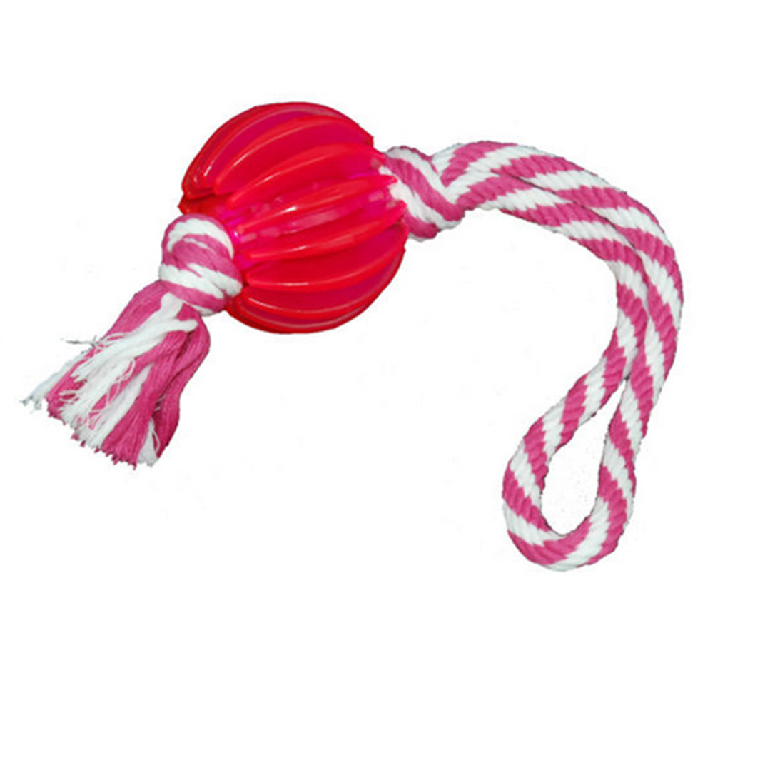 TPR+Cotton Rope Ball Dog Rope Chew Toy Ball