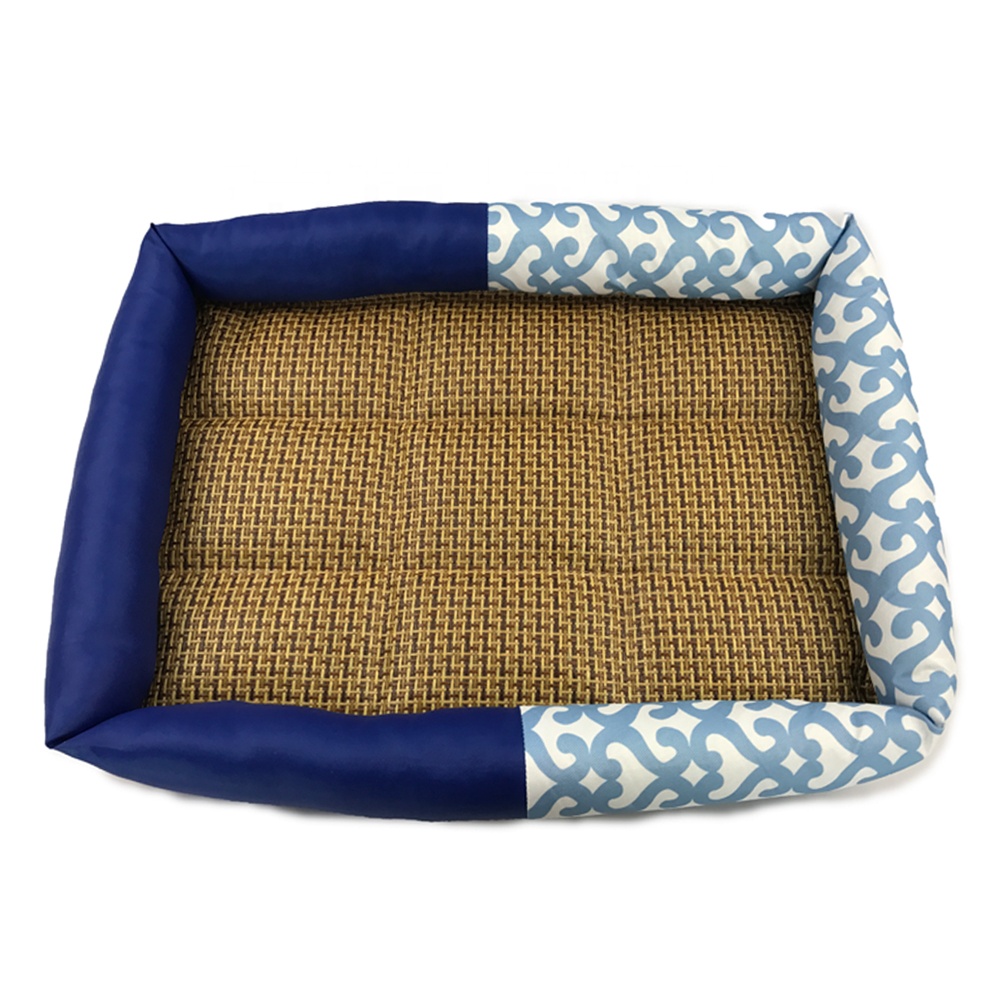 Fashion Summer Cool Rattan Oxford Pet Dog Bed Pad for Dog